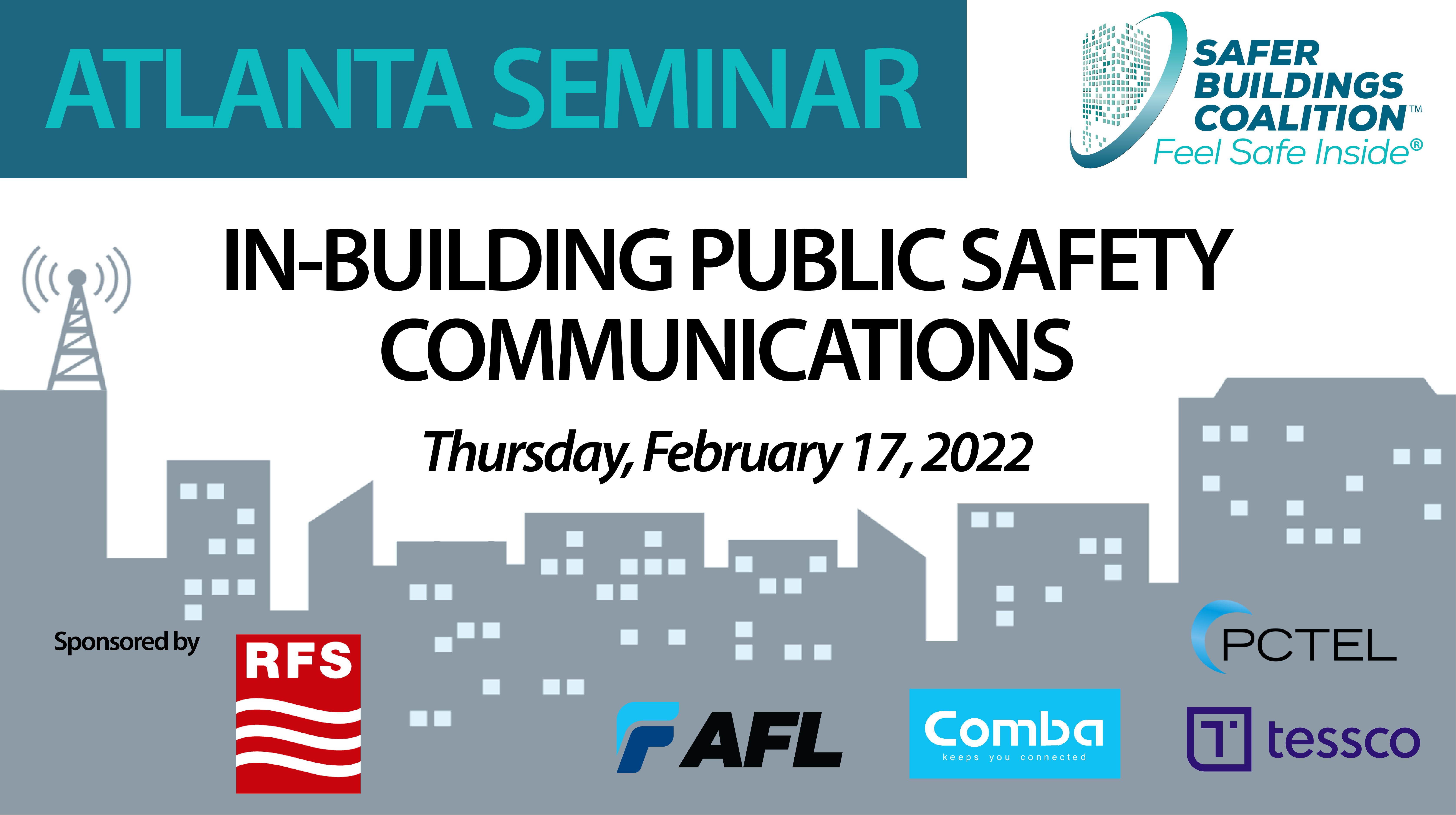 Atlanta In-Building Public Safety Communications Seminar Banner