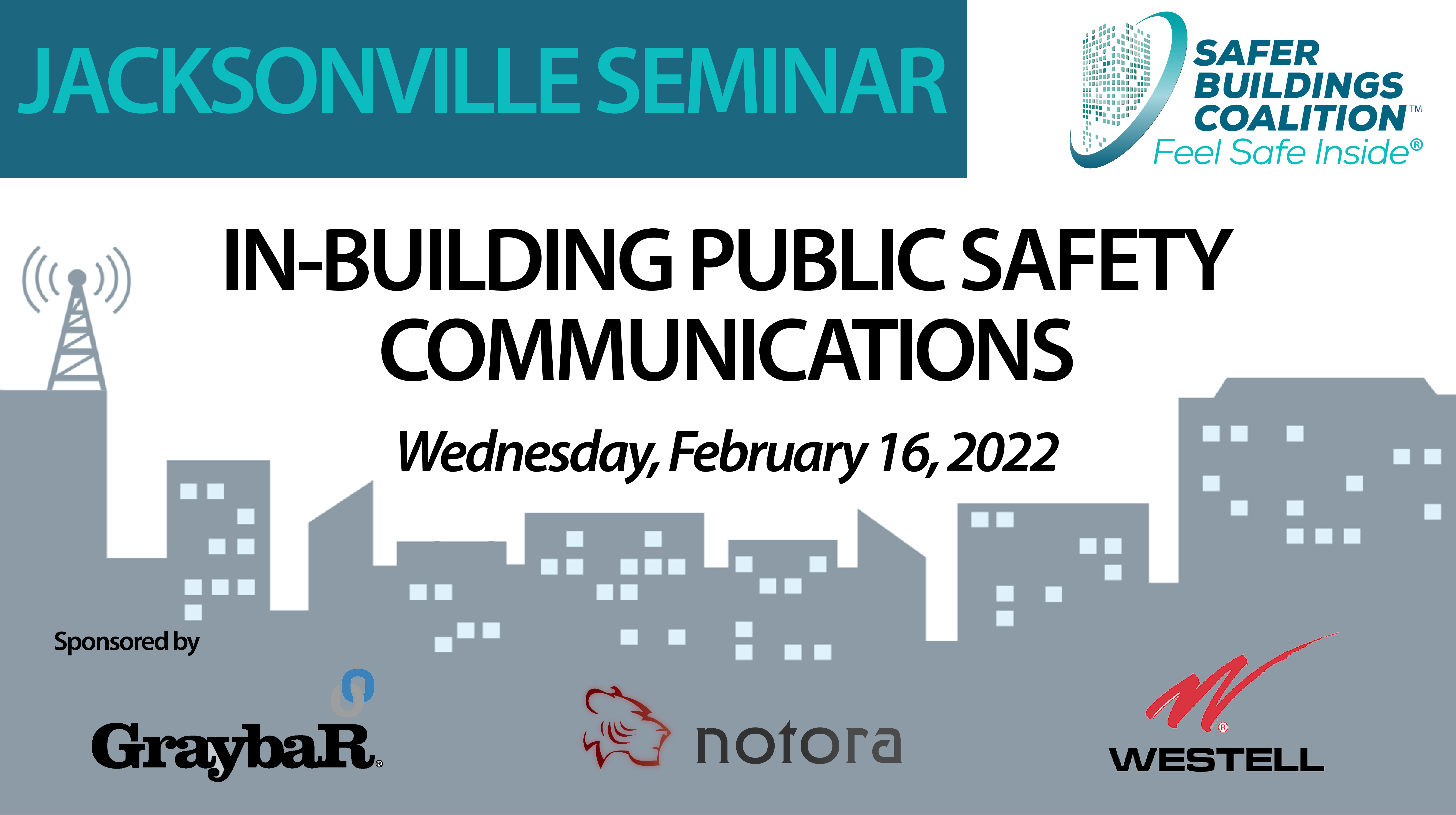 Jacksonville In-Building Public Safety Communications Seminar Banner