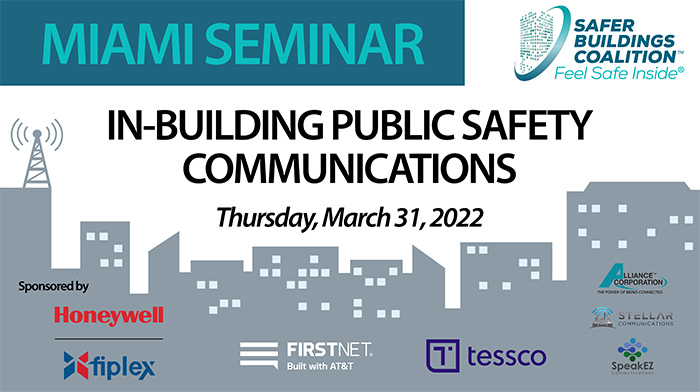 Miami In-Building Public Safety Communications Seminar Banner