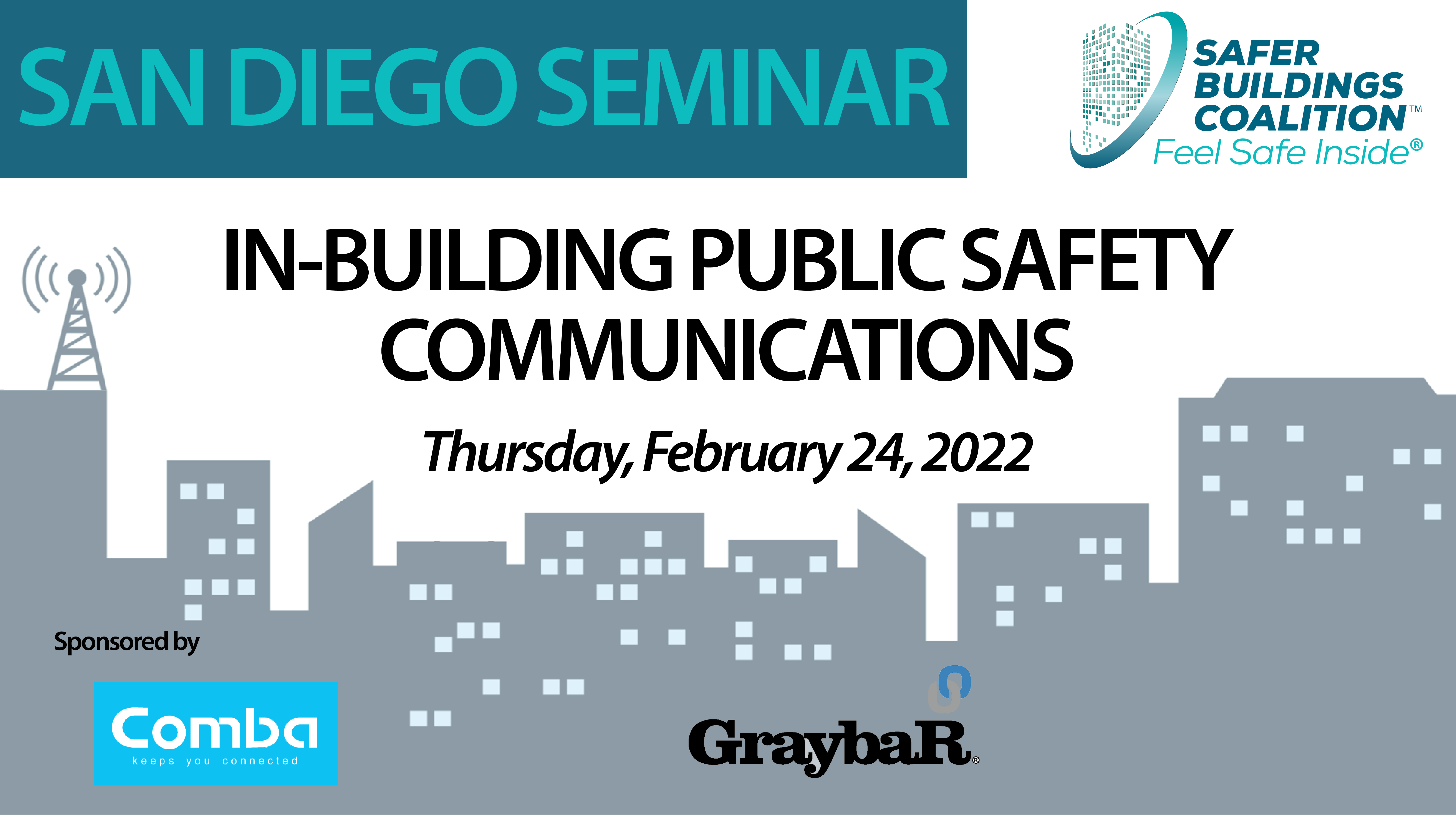San Diego In-Building Public Safety Communications Seminar Banner
